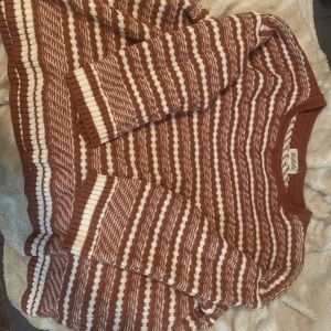 Boutique oversized striped sweater